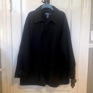 Men’s Black wool Ralph Lauren coat